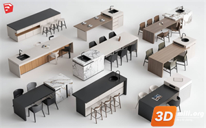 Kitchen island Skp Files